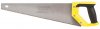 Ножовка FIT по дереву, крупный кален.зуб 5 ТPI с запилом 7 ТPI, 2D заточка, пласт.прорезинен.ручка 450 мм  фото