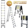Лестница-стремянка телескопическая алюминиевая UPU Ladder UPT510 3,2 м фото