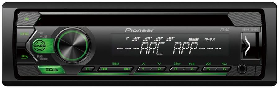 

Автомагнитола Pioneer DEH-S120UBG, Черный, DEH-S120UBG