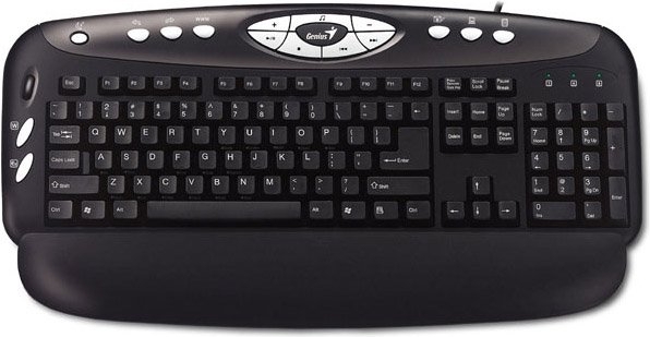 Клавиатура Genius KB-16e Scroll Black PS/2.