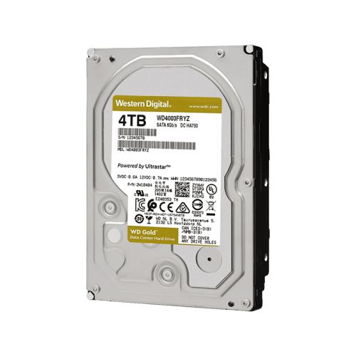 

Жесткий диск 4 Тб Western Digital Gold (WD4003FRYZ) 3.5", SATA, 7200 об/мин