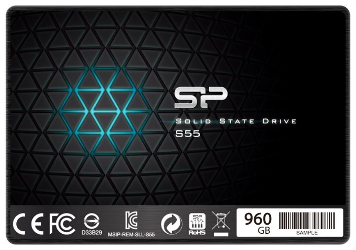 

Накопитель SSD 960 Гб Silicon Power PowER S55 (SP960GBSS3S55S25) SATA 2.5", PowER S55