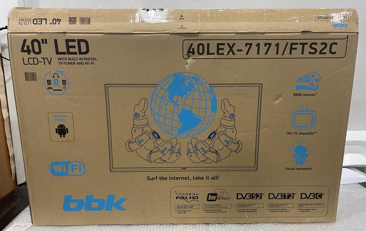 Телевизор bbk 40lex. BBK 40lex-7127/fts2c 2019 led.