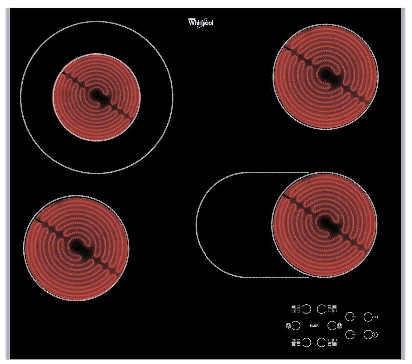 

Варочная панель Whirlpool AKT 8210/LX, Черный, AKT 8210/LX BLACK