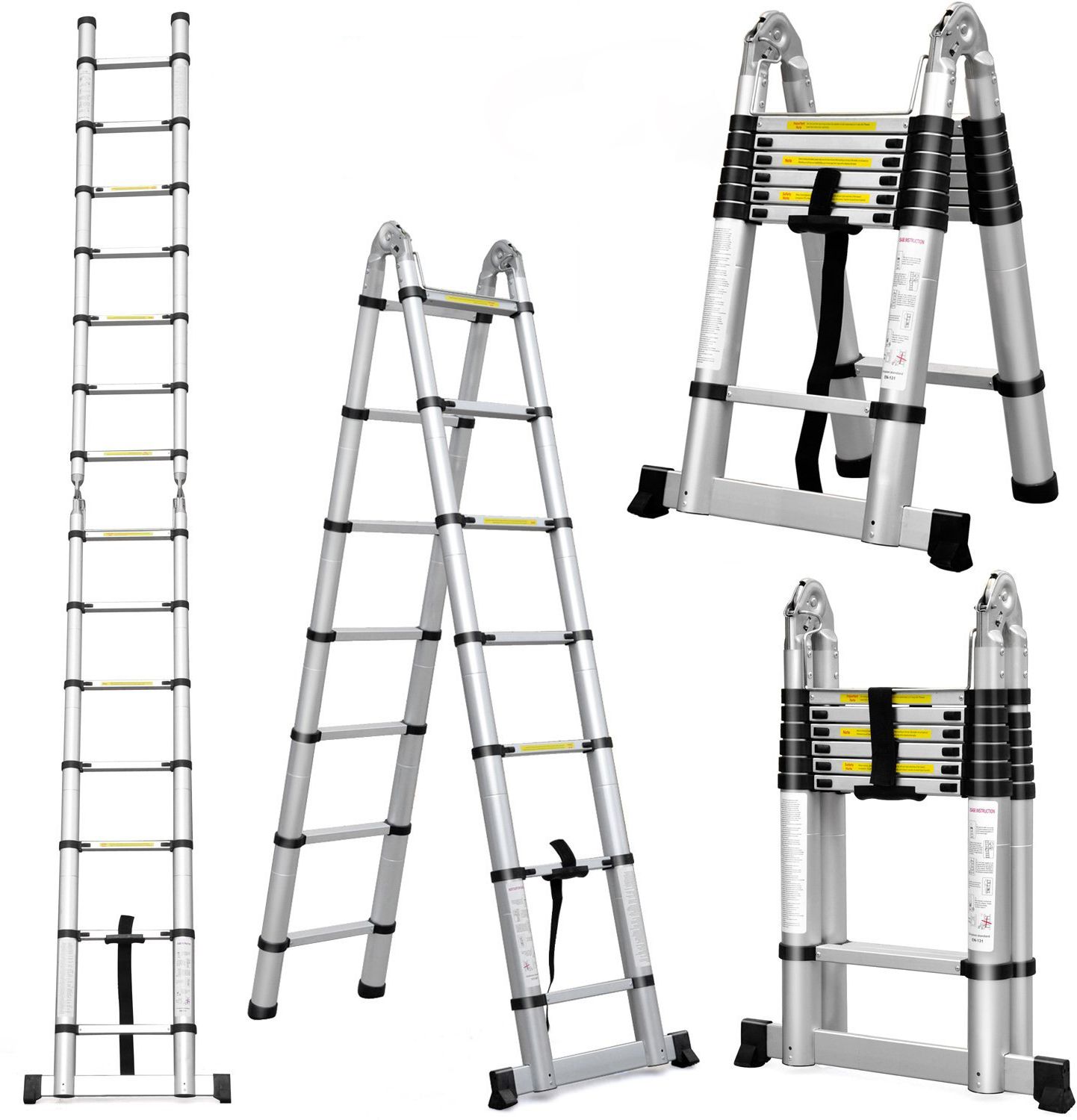 -трансформер телескопическая алюминиевая UPU Ladder UP440D 4,4 .