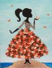 Мозаика из пайеток Волшебная мастерская Девочка с бабочками фото
