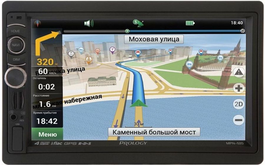 

Автомагнитола Prology MPN-520, Черный