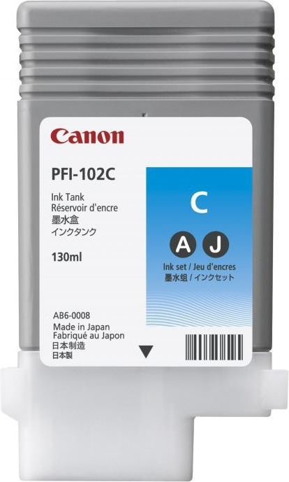 

Струйный картридж Canon PFI-102C Cyan (0896B001), Сyan (голубой), PFI-102C Cyan