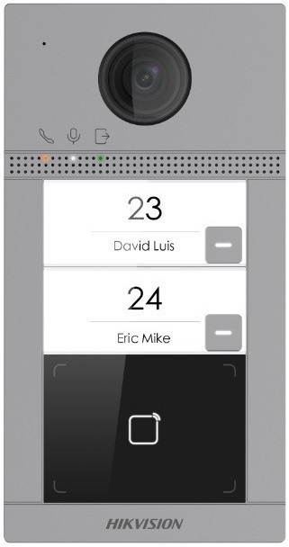 

Вызывная панель HIKVISION DS-KV8213-WME1/FLUSH, Серебристый