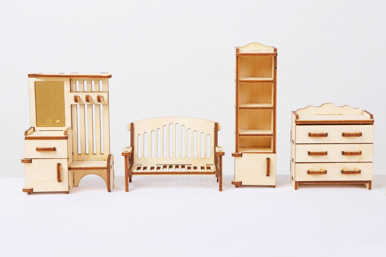 деревянная кукольная мебель для барби