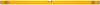 Уровень FIT Стайл, 3 глазка, желтый усиленный корпус, фрезер. рабочая грань, шкала, Профи 1200 мм  фото