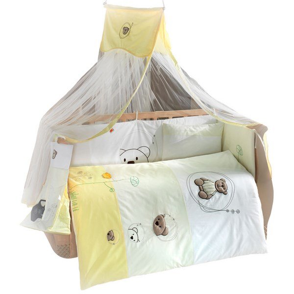 

KIDBOO Комплект постельного белья "Little Bear" (цвет: стандарт, 3 предмета) [00-0012289], 00-0012289, Желтый белый