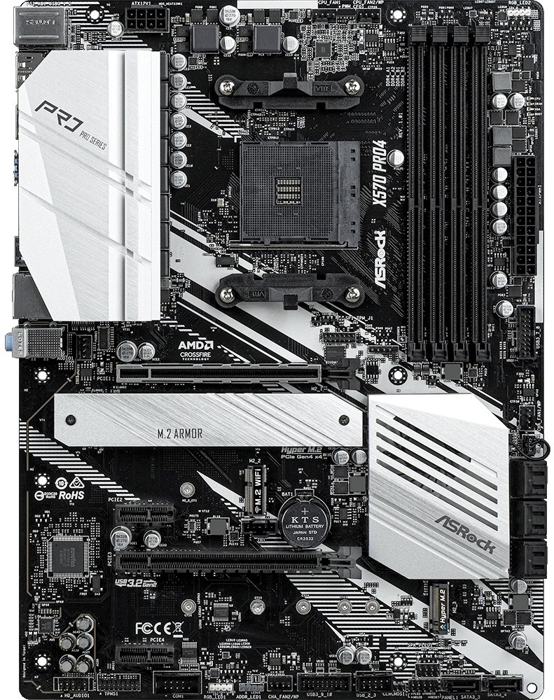 

Материнская плата ASRock X570 PRO4