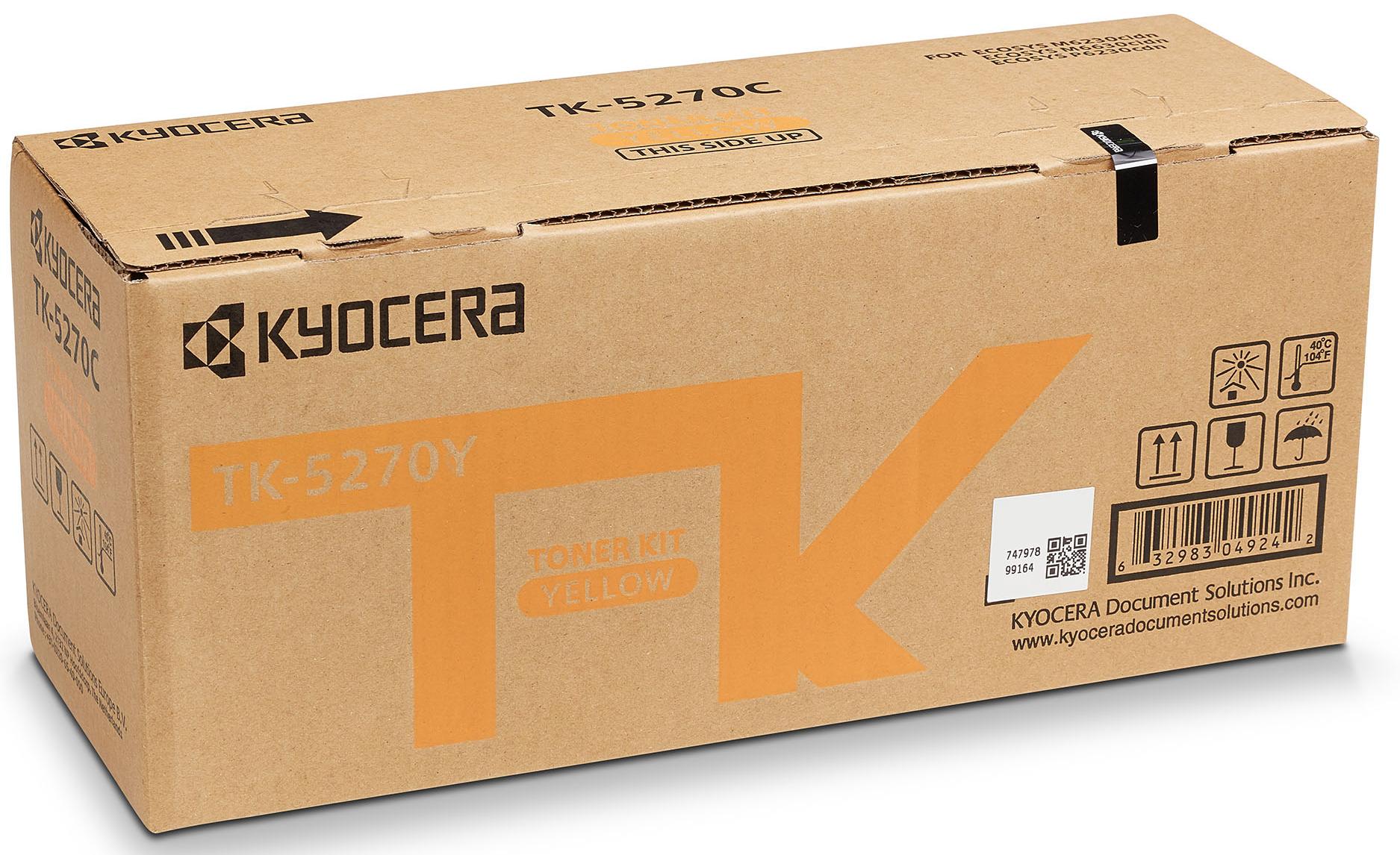 

Тонер-картридж Kyocera Mita TK-5270Y (1T02TVANL0) Yellow, Yellow (желтый), Mita TK-5270Y