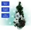 Елка искусственная новогодняя Christmas 30 см с рябиной и шишками (A020) фото