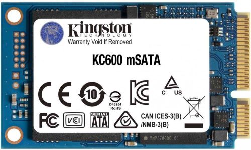 Накопитель SSD 1 Тб Kingston KC600 (SKC600MS/1024G) MSATA