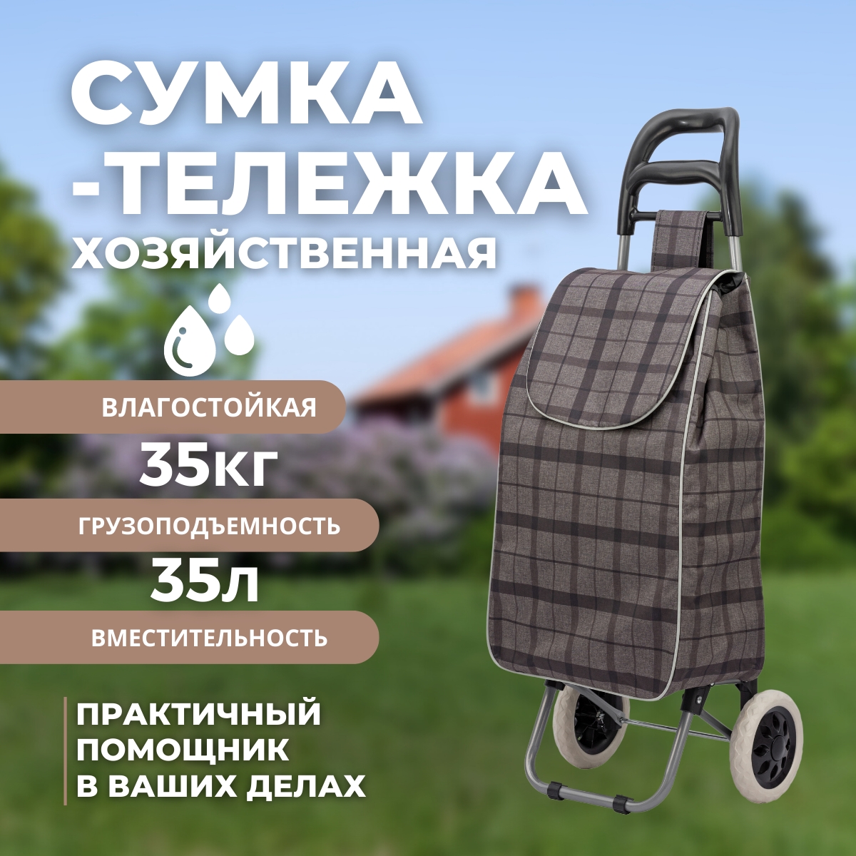 Сумки хозяйственные, тележки